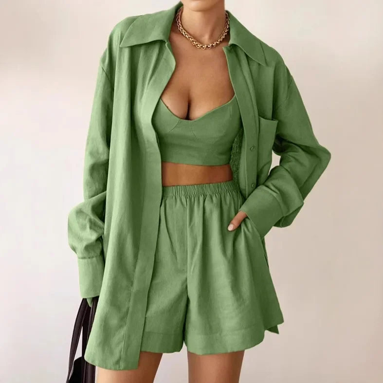 חליפה פשתן - גיה