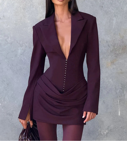 Luna - שמלת בלייזר