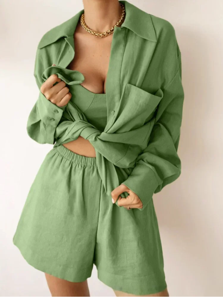 חליפה פשתן - גיה